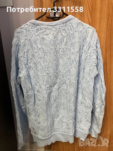 Carlo Colucci Пуловер - Бебе синьо / S, снимка 5 - Пуловери - 52552934