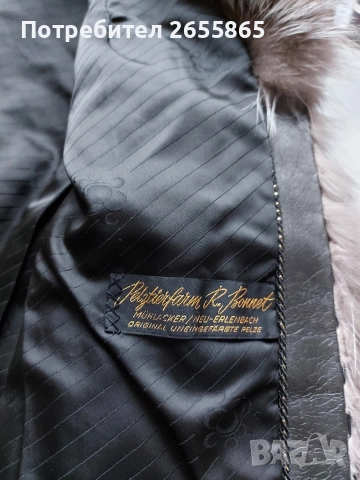 Палто от сребърна лисица, снимка 3 - Палта, манта - 52929223