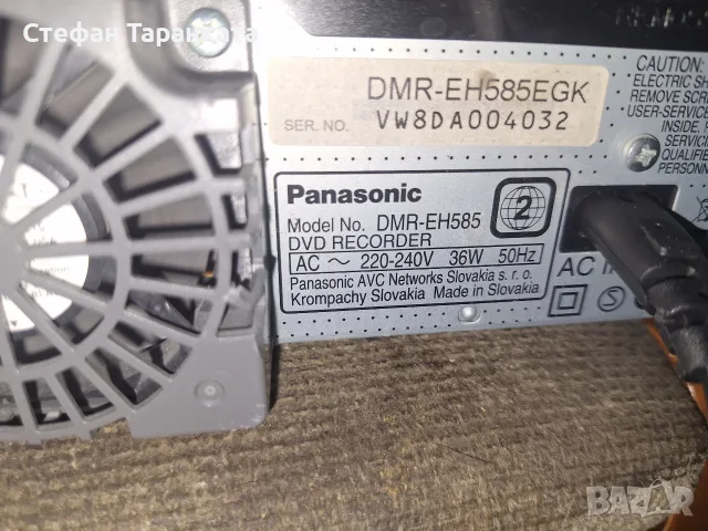 записващо DVD Panasonic , снимка 7 - Плейъри, домашно кино, прожектори - 56016870