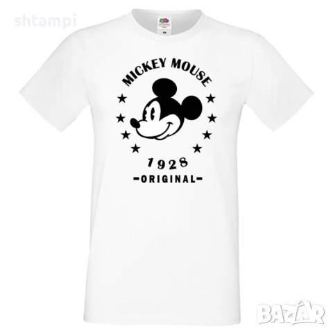 Мъжка тениска Mickey Mouse Original 1928 Подарък,Изненада,Рожден ден, снимка 9 - Тениски - 36577434