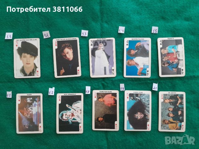 RockBubble Gum cards/ Колекционерски карти с рок звезди от 1986, снимка 7 - Колекции - 44810926