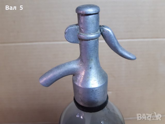 Стар стъклен сифон за газирана вода , сода - Русе .Бутилка 4, снимка 5 - Антикварни и старинни предмети - 31013429