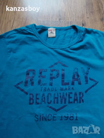 Replay - страхотна мъжка тениска КАТО НОВА М, снимка 3 - Тениски - 50925767