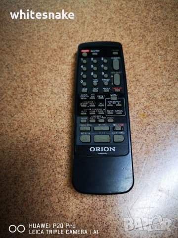Orion RC-07660AW020 Original Remote for VHS Recorder, Dual Deck, дистанционно за двукасетно видео , снимка 1 - Плейъри, домашно кино, прожектори - 31351919