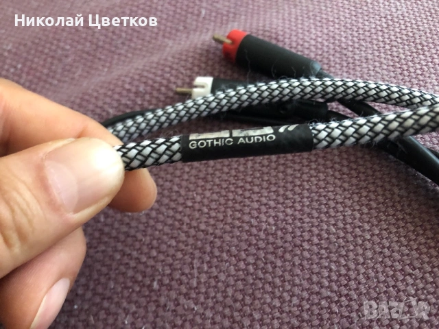 Gothic Audio- грамофонен кабел 5pin / RCA, снимка 4 - Грамофони - 54178386