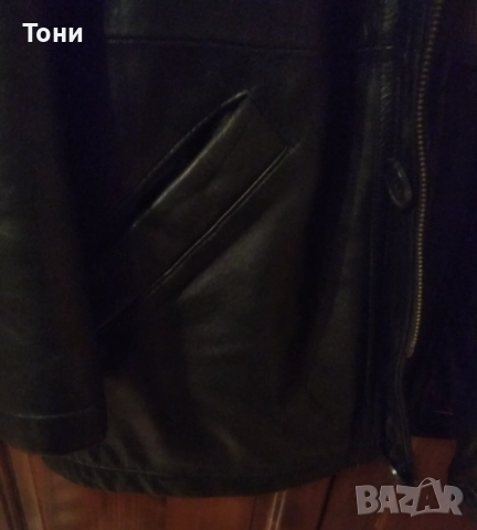 TCM Ново Мъжко Яке Изцяло от Естествена Кожа L, снимка 15 - Якета - 52217262