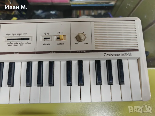 Мини синтезатор Casio Casiotone MT-11 , снимка 4 - Синтезатори - 56534765