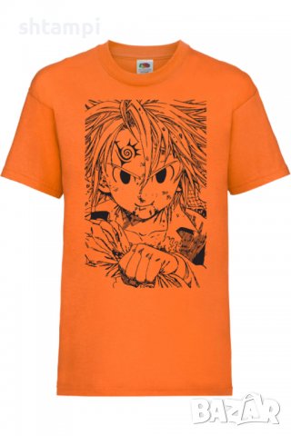 Детска тениска he Seven Deadly Sins Meliodas,Анимация,игра,Празник,Повод., снимка 6 - Детски тениски и потници - 38001158