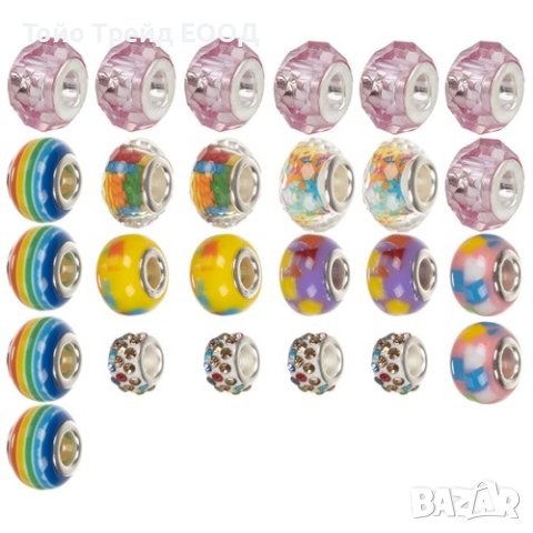 КОМПЛЕКТ ЗА ИЗРАБОТВАНЕ НА БИЖУТА / ГРИВНИ ЗА ДЕЦА, снимка 2 - Образователни игри - 42831009