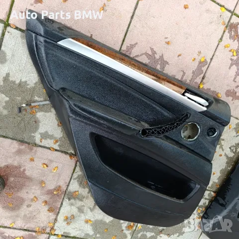 Черни кожени кори врати BMW E70 Кори врати БМВ Е70, снимка 6 - Части - 50435495