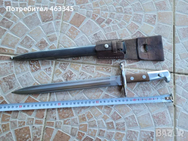 Щик, нож, байонет, Шмид-Рубин, снимка 4 - Антикварни и старинни предмети - 50320931