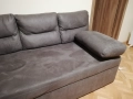 Разтегателен диван сив цвят, снимка 7