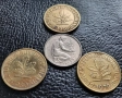 Стара монета 50 пфенига 1969 г. и 10 пфенига 1950 , 1979 и 1980 г.- Германия - топ цена !, снимка 3