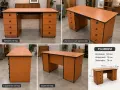 Практично офис бюро с 8 чекмеджета - 140×70×75 см, снимка 2