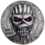 10 долара 2024 Iron Maiden 2 oz. Сребърна монета, снимка 1