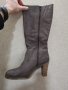 Дамски ботуши Естествена кожа. размер 40. ток 8.5 см. нови , снимка 2