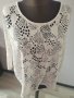 Дантелена бяла блуза/туника - 10,00лв, снимка 3