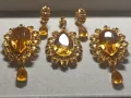 Винтидж чешки бижута с кристали , снимка 1