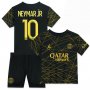Екип + шапка+ калци Neymar 10 Psg Black and Gold 2023 Детски Екип Псж, снимка 3