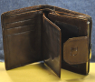 "D Collection" Genuine High Quality Brown Leather Wallet, снимка 12