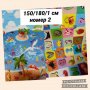 Детска постелка за игра 1см – килим двулицев, снимка 11