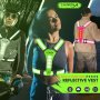 LED Светлоотразителна жилетка LuTuo, с регулируема талия/рамо, снимка 9