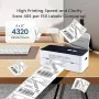 Термопринтер за етикети за доставка, високоскоростен USB термопринтер, снимка 3