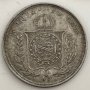 Сребърна монета Бразилия 500 Реис 1864 г. Педро II, снимка 2