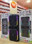 -50лв🔊 Xbass 200W 6000mah Професионална караоке тонколона ABS-12202 – 12”×2, Bluetooth, 2 микрофонa, снимка 1