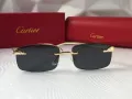 Cartier Мъжки слънчеви очила правоъгълни 3 цвята дамски унисек, снимка 5