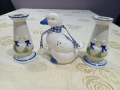 порцеланов прекрасен сет свещници с фигура на пате , снимка 13