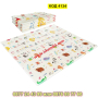 Сгъваемо детско килимче за игра,топлоизолиращо - 180x200x1cm - животни в самолет и азбука - КОД 4134, снимка 3