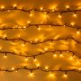 100 LED Коледни лампички, Наситено Топло бяло, 6м, снимка 2