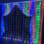 Коледна завеса от лампички, снимка 4