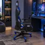 Геймърски стол с RGB LED осветление и дистанционно , снимка 3
