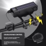 Ултра ярка 20 LED SOLAR светлина за велосипед, Клаксон, Бтерия 4000mAh, снимка 10