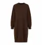 Дамска плетена рокля 6252 с подарък чанта – Chocolate Brown, снимка 3