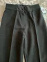 Черен дамски панталон с широки крачоли, снимка 5