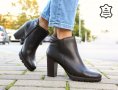 Боти на ток - кафява ЕСТЕСТВЕНА кожа - 6101, снимка 2
