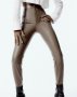 Дамски кожен панталон Zara, снимка 1 - Клинове - 39152464