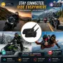 2 броя V6 Plus Bluetooth интерком за каска., снимка 5