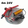 24V 40 mm Потопяема помпа за източване на течности гориво нафта масло, снимка 1