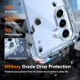 Нов Кристално чист кейс за Samsung S25 5G – Военна защита + 2 протектора, снимка 4