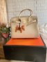 чанта Ермес Биркин 35см*Hermès Birkin 35 White Clemence Gold Hardware, снимка 12