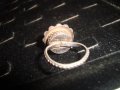 СТАРИНЕН ВЪЗРОЖДЕНСКИ СРЕБЪРЕН ФИЛИГРАНЕН ПРЪСТЕН МАЙСТОРСКА РЪЧНА ИЗРАБОТКА с ГРАНУЛАЦИЯ 19746, снимка 8