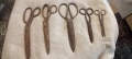 5бр старинни ковани ножици, снимка 7