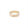 Златен пръстен брачна халка 5,30гр. размер:56 14кр. проба:585 модел:22393-1, снимка 1 - Колиета, медальони, синджири - 44376027