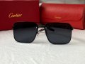 Cartier висок клас мъжки слънчеви очила с дървени дръжки, снимка 6