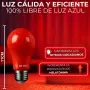 Комплект 2 бр. LED крушки за сън с червена светлина DM TECH E27 (Против синя светлина / Мелатонин), снимка 6
