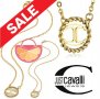 ПРОМО 🍊 JUST CAVALLI 🍊 Дамско златисто колие с овална висулка и лого ново с кутия и сертификат, снимка 2